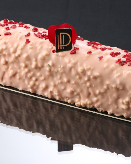 Gâteau de voyage: Cake framboise-rose